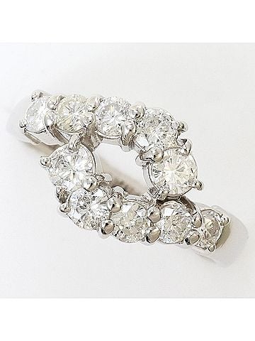 Unbranded PT900 Platinum Ring, 1 Diamond (1.00ct), with Appraisal Certificate, Total Weight 4.9g, Like New Condition. (view 1)