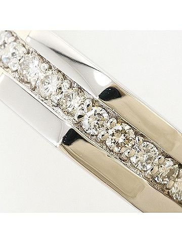 Unbranded PT900 Platinum Ring with 1 Diamond (0.24ct), Certificate of Authenticity, Total Weight 5.9g, Like New Condition. (view 2)