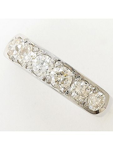 Unbranded PT900 Platinum Ring with 1.00ct Diamond, Certificate of Authenticity Included, Total Weight 4.9g, Like New Condition. (view 1)