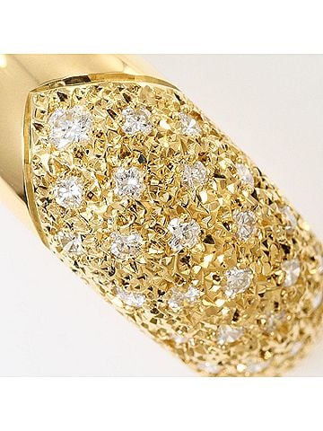Unbranded 18K (18-karat) Yellow Gold Ring with 0.34ct Diamond, Certificate of Authenticity, Total Weight 9.9g, Like New Condition. (view 2)