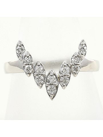 Unbranded PT900 Platinum Ring, 1 Diamond (0.25ct), with Appraisal Certificate, Total Weight 5.8g, Like New Condition. (view 1)