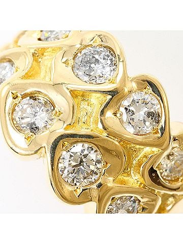 Unbranded 18K (18-karat) Yellow Gold Ring with 1.00ct Diamond, Certificate of Authenticity, Total Weight 8.0g, Like New Condition. (view 2)