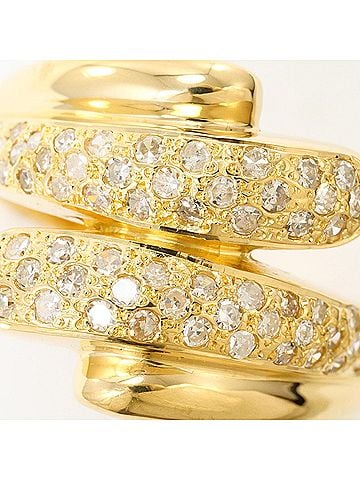 Unbranded 18K (18-karat) Yellow Gold Ring with 0.50ct Diamond, Certificate of Authenticity, Total Weight 5.3g, Like New Condition. (view 2)
