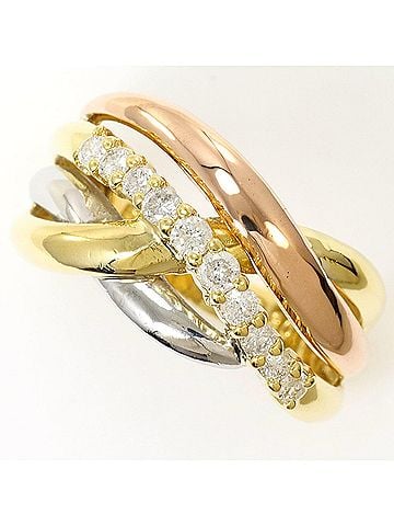 Unbranded PT900 Platinum 18K Yellow Gold Ring with 0.30ct Diamond, Certificate of Authenticity, Total Weight 5.7g, Like New Condition. (view 1)