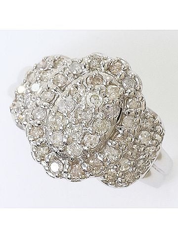 Unbranded PT900 Platinum Ring, 1 Diamond, 1.00ct, Certificate of Authenticity, Total Weight 6.3g, Like New Condition. (view 1)