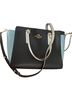 Coach Black Blue Leather Tote One size - photo 1