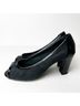 AQUATALIA 100% Leather Solid Black Heels Size 8 - photo 7