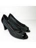 AQUATALIA 100% Leather Solid Black Heels Size 8 - photo 3