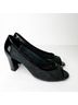 AQUATALIA 100% Leather Solid Black Heels Size 8 - photo 6