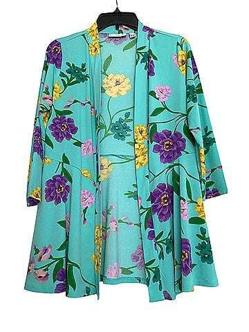 Susan Graver Susan Graver Liquid Knit Tunic Jacket (view 1)