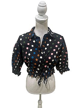 Carolina Herrera Short Sleeve Button-Down Shirt (view 1)
