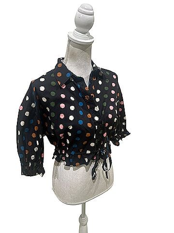 Carolina Herrera Short Sleeve Button-Down Shirt (view 2)