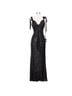 Mac Duggal 100% Polyester Solid Black Cocktail Dress Size 2 - photo 1