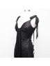 Mac Duggal 100% Polyester Solid Black Cocktail Dress Size 2 - photo 7
