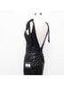 Mac Duggal 100% Polyester Solid Black Cocktail Dress Size 2 - photo 8