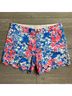 Lilly Pulitzer 100% Cotton Floral Blue Pink Shorts Size 0 - photo 8