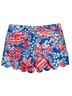 Lilly Pulitzer 100% Cotton Floral Blue Pink Shorts Size 0 - photo 2