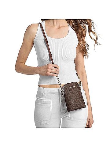 Michael Kors Leather Crossbody Bag (view 1)