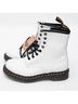 Dr. Martens 100% Leather White Boots Size 6 - photo 9