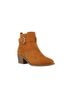 Sugar 100% Suede Solid Brown Ankle Boots Size 4 - photo 2