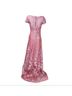 Alyce 100% Polyester Pink Cocktail Dress Size 2 - photo 4