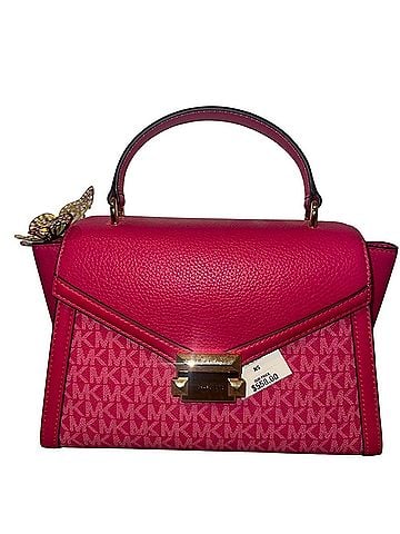Michael Kors Leather Satchel (view 1)