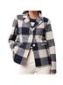 Splendid Checkered-gingham Blue Ivory Blazer Size L - photo 1