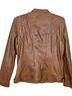 Lamarque 100% Leather Brown Tan Leather Jacket Size M - photo 2