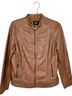 Lamarque 100% Leather Brown Tan Leather Jacket Size M - photo 1