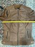 Lamarque 100% Leather Brown Tan Leather Jacket Size M - photo 11