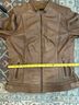Lamarque 100% Leather Brown Tan Leather Jacket Size M - photo 12