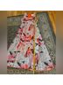 L.K. Bennett Floral Pink Orange Cocktail Dress Size 6 - photo 7