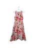 L.K. Bennett Floral Pink Orange Cocktail Dress Size 6 - photo 2