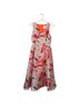 L.K. Bennett Floral Pink Orange Cocktail Dress Size 6 - photo 1