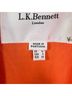 L.K. Bennett Floral Pink Orange Cocktail Dress Size 6 - photo 3