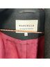Marcella 100% Wool Solid Black Trenchcoat Size S - photo 3