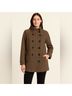 Last Kiss Chevron-herringbone Brown Coat Size XL - photo 3