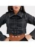 ASOS Black Leather Jacket Size 8 - photo 7