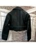 ASOS Black Leather Jacket Size 8 - photo 12