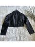 ASOS Black Leather Jacket Size 8 - photo 6