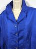 Silkland 100% Silk Solid Blue Blouse Size 1X - photo 6