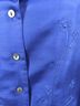 Silkland 100% Silk Solid Blue Blouse Size 1X - photo 9