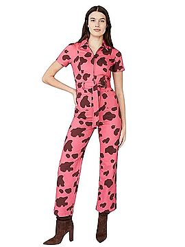 Rachel Antonoff sal moo pink cow Jumpsuit (view 1)