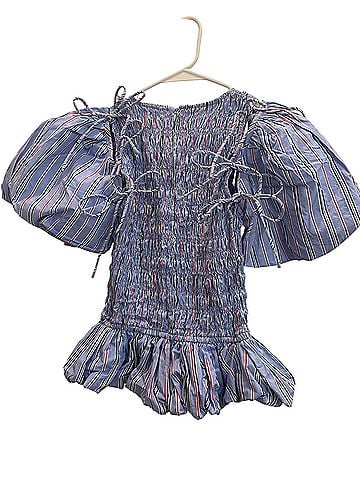 DAMSON MADDER Becca Short Sleeve Blouse (view 2)