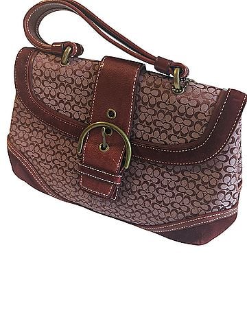 Coach Soho buckle signature top handle 7078 Satchel (view 1)