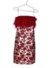 Tuckernuck 100% Polyester Floral Red Cocktail Dress Size XS - photo 1
