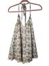 Free People 49% Rayon 31% Metallic Fiber 20% Polyester 100% Viscose Floral White Yellow Romper Size XS - photo 1