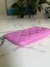 Coach 100% Leather Pink Silver Clutch One size - photo 6