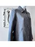 Carven Solid Gray Coat Size S - photo 4