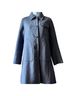 Carven Solid Gray Coat Size S - photo 1